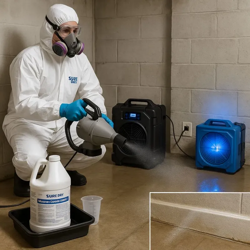 Sanitization and Odor Removal process in Kerrville, TX
