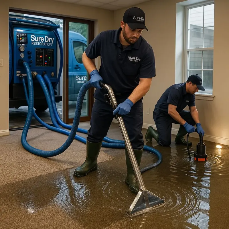 Water Extraction and Removal process in Kerrville, TX